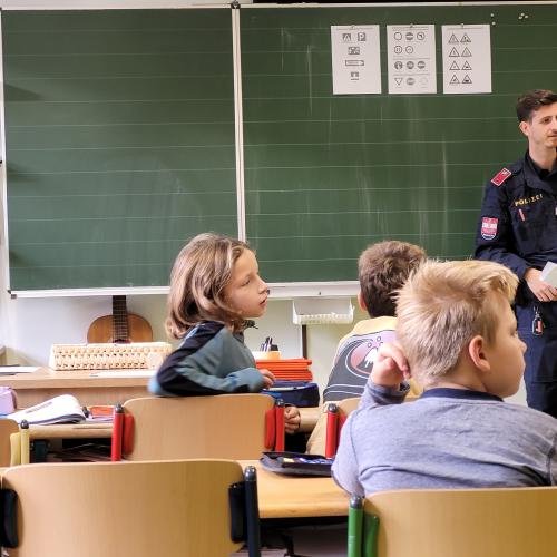 Verkehrserziehung durch die Polizei