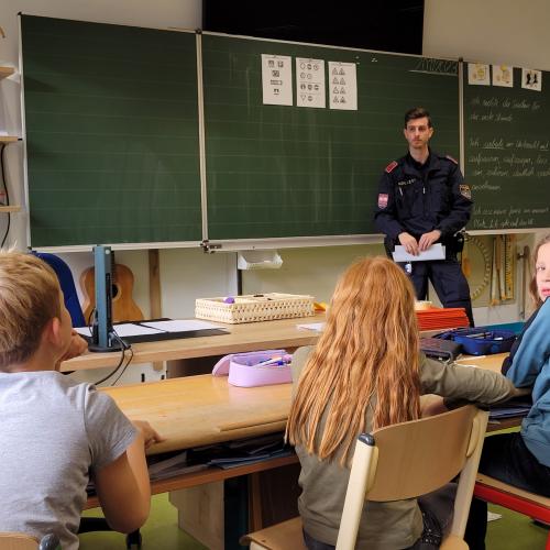 Verkehrserziehung durch die Polizei