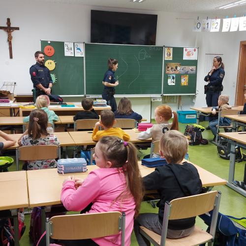 Verkehrserziehung durch die Polizei