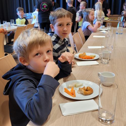 die gesunde Jause schmeckt