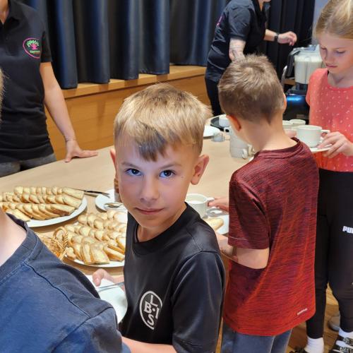 die gesunde Jause schmeckt