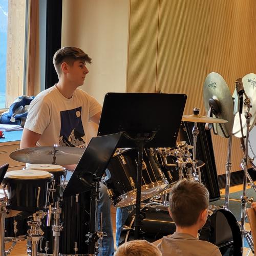 workshop der MK Wattenberg mit den Volksschülern