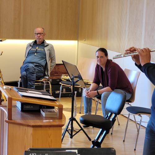 workshop der MK Wattenberg mit den Volksschülern
