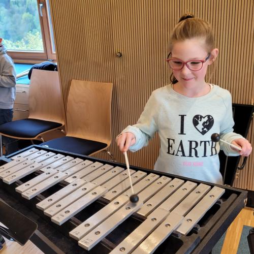 workshop der MK Wattenberg mit den Volksschülern