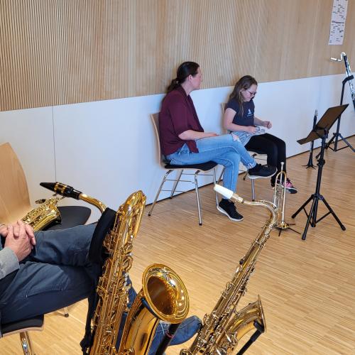 workshop der MK Wattenberg mit den Volksschülern