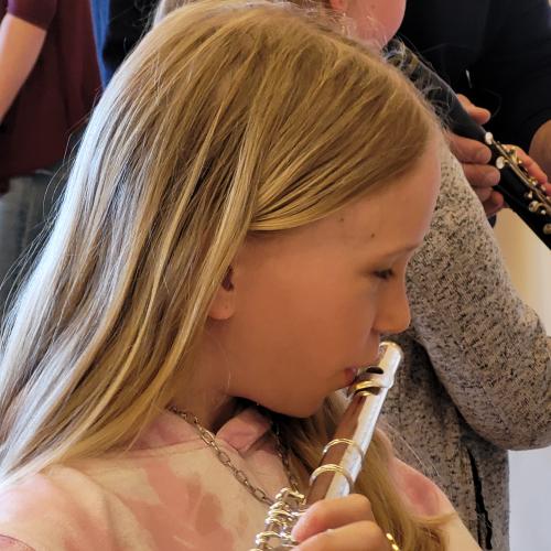 workshop der MK Wattenberg mit den Volksschülern