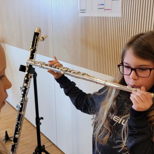 workshop der MK Wattenberg mit den Volksschülern