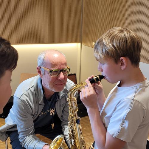 workshop der MK Wattenberg mit den Volksschülern