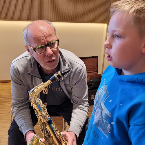 workshop der MK Wattenberg mit den Volksschülern