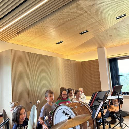workshop der MK Wattenberg mit den Volksschülern