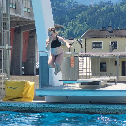 Schwimmtag im Alpenbad Wattens Juni 2024