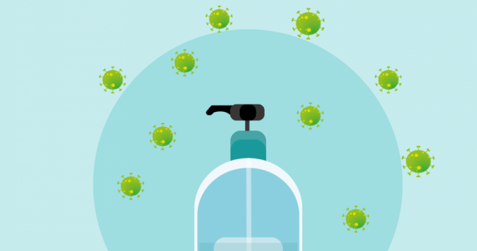 Corona-Desinfektions-Spray