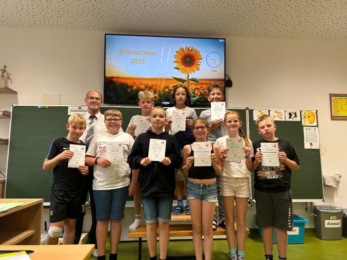 Zeugnisverteilung 2025