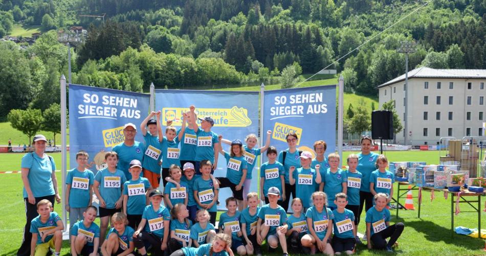 Teilnehmer der VS Wattenberg am LIDL Schullauf