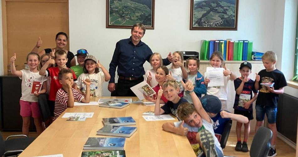 Besuch im Gemeindeamt